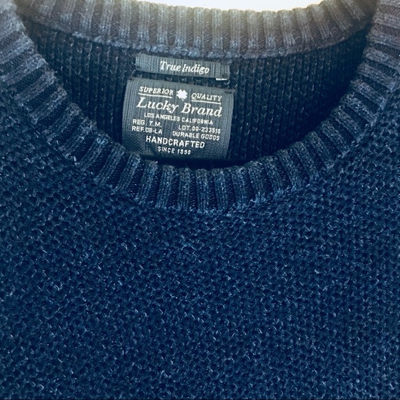 Lucky Brand Sweaters - Lucky brand true indigo sweater medium gorgeous
